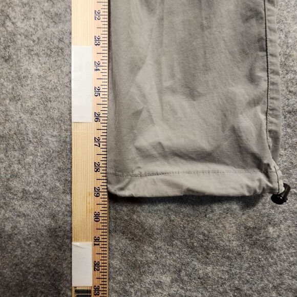 Pacsun Cargo Pants Women Large Gray Gorpcore Hiking Utility High Rise Zip Pocket - Picture 5 of 15